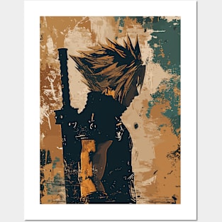 Final Fantasy VII Rebirth Cloud Strife Posters and Art